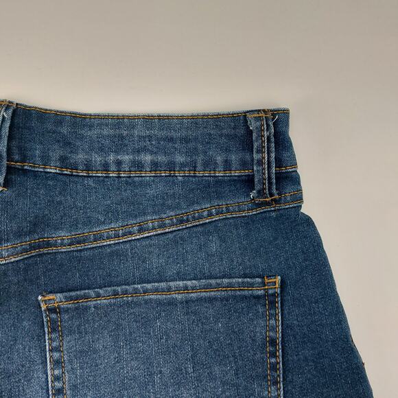 New York Rewash Blue Cut off Shots Denim Jean Sz 5/27 Daisy - Picture 16 of 16